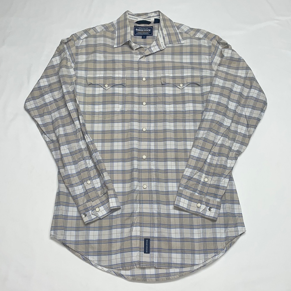 Rough Stock Panhandle Slim Pearl Snap Button Down